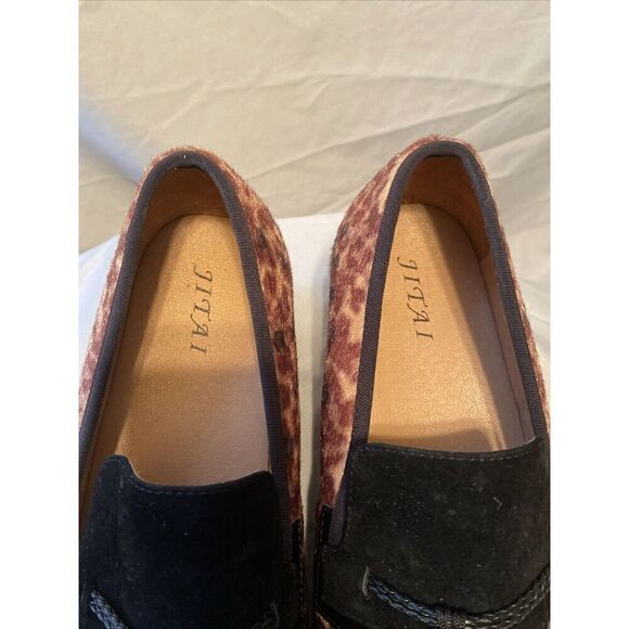 Jitai Shoes Loafer Animal Print Tassel Men’s Size 12 Excellent Condition - Picture 3 of 8